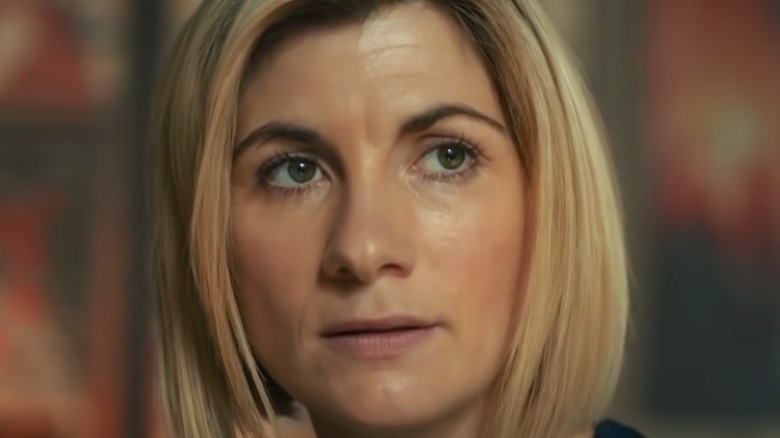 Thirteenth Doctor looking astonished