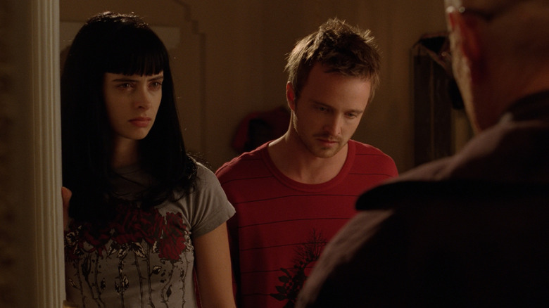 Bryan Cranston, Aaron Paul, and Krysten Ritter in Breaking Bad