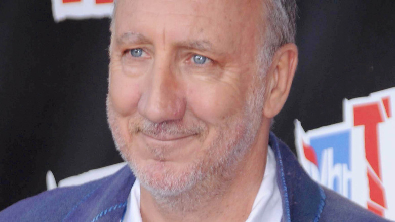 Pete Townshend smiling