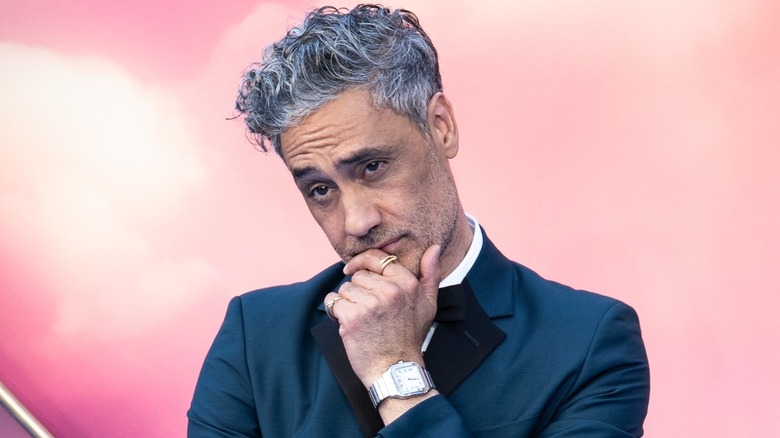 Taika Waititi thinking