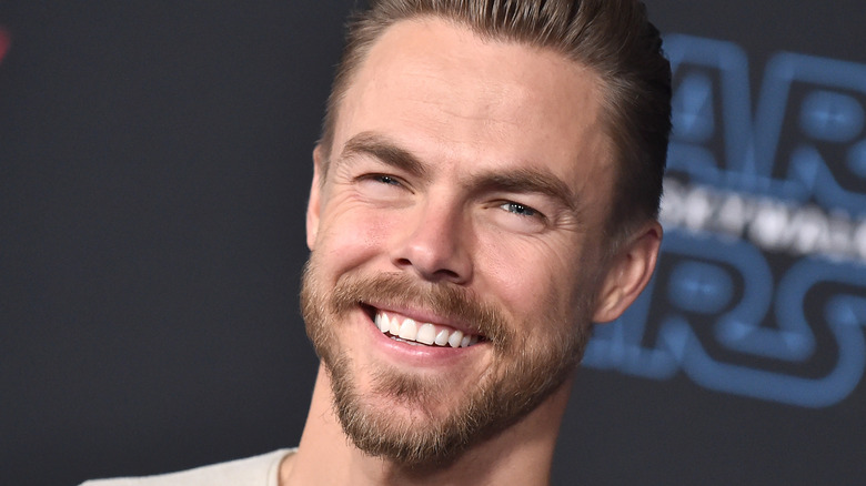 Derek Hough smiling