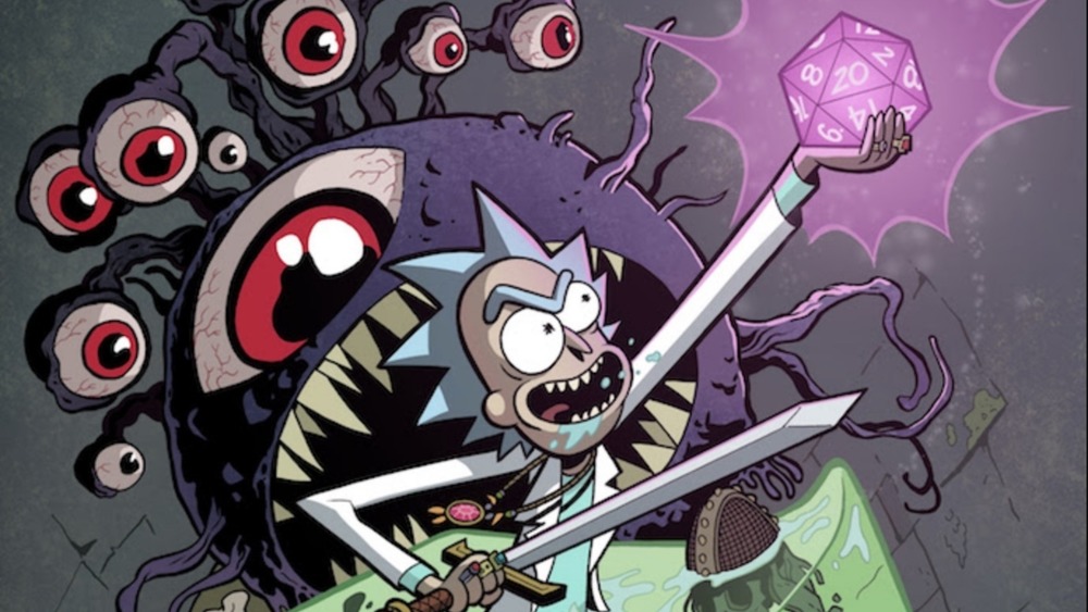 Rick and Morty vs Dungeons & Dragons comic cover