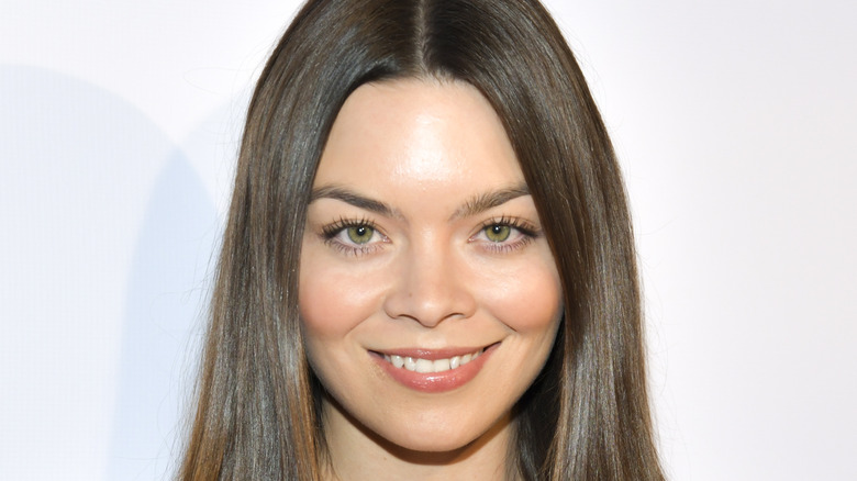 Actress Scarlett Byrne on the red carpet 