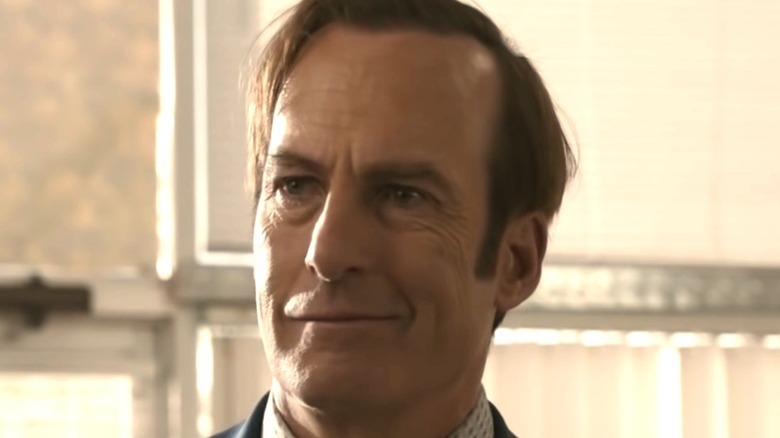 Saul Goodman smirking