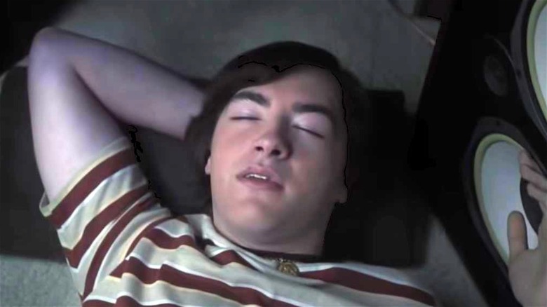 Young Tony Soprano sleeping