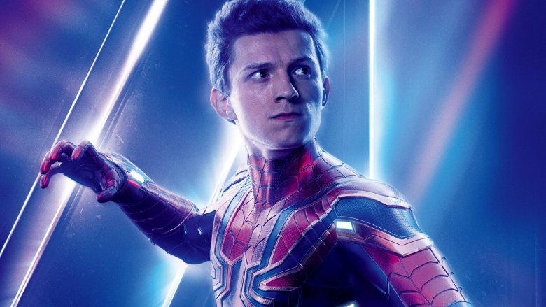 Tom Holland Spider-Man Avengers Infinity War poster