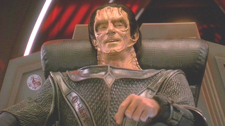 Dukat reclining in his chair
