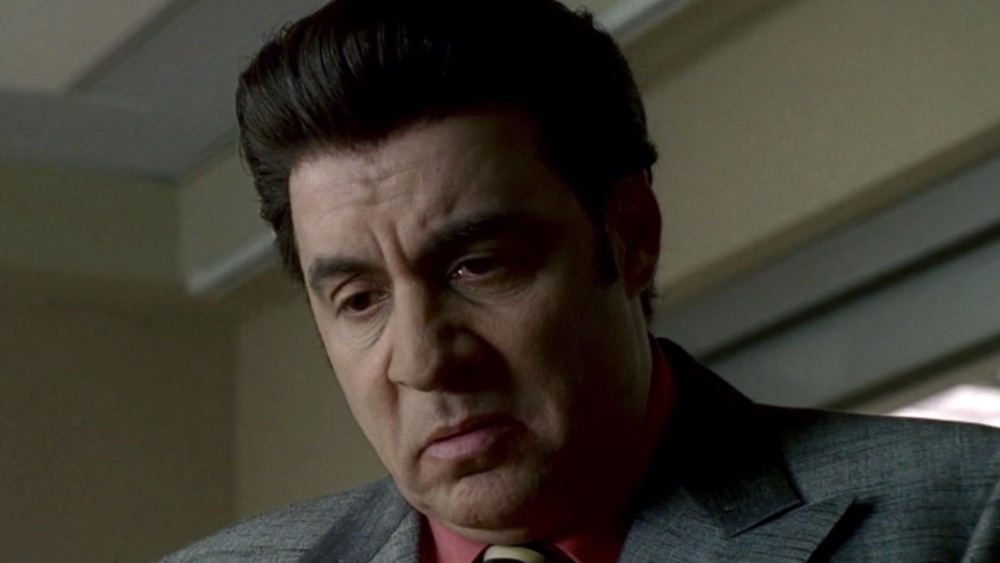 Silvio Dante looking down