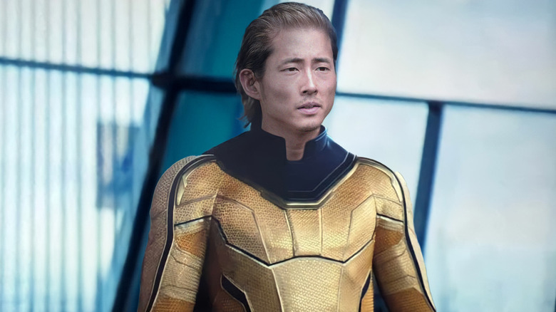 Steven Yeun as Sentry custom art