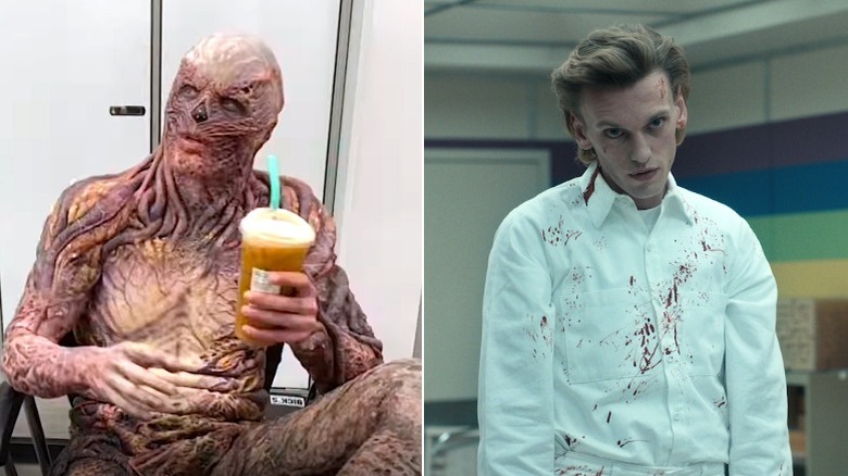 Vecna relaxes with Starbucks and confronts someone in "Stranger Things"