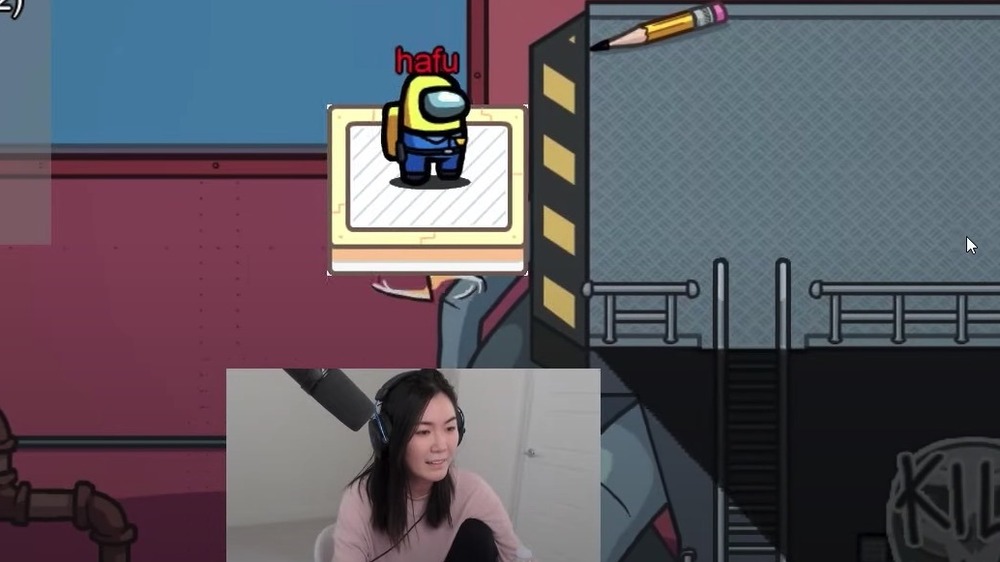 Hafu using Among Us platform