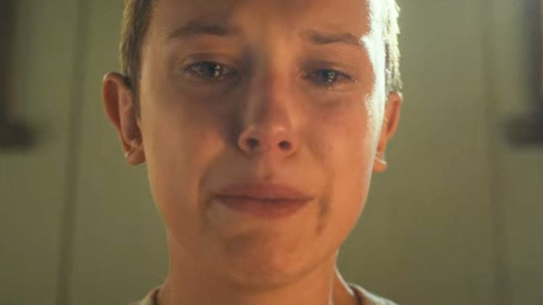 Eleven crying