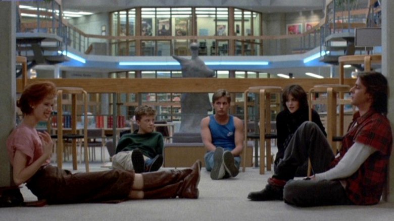 The cast of The Breakfast Club.