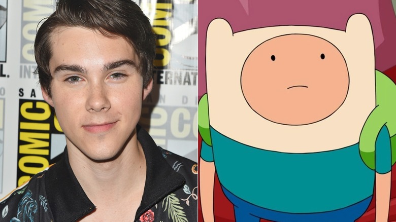 Jeremy Shada at Comic Con and Finn the Human in Adventure Time