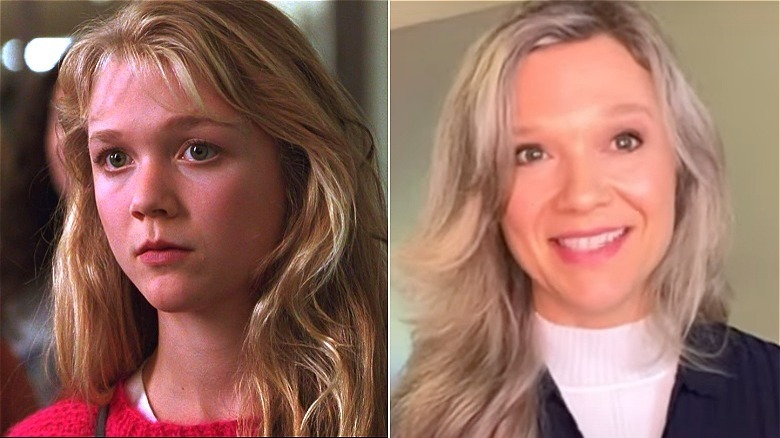 melissa frowning/ariana richards smiling