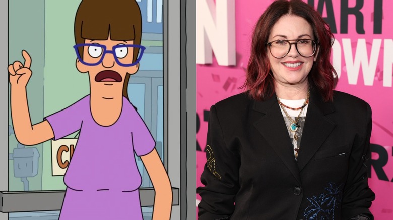 Gayle yelling on Bob's Burgers next to Megan Mullally at the Party Down premiere