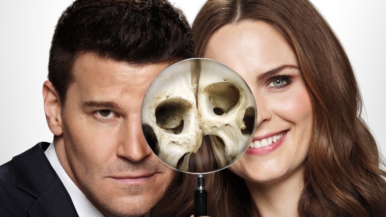 Emily Deschanel and David Boreanaz, Bones