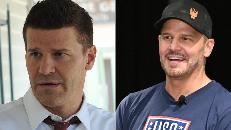 Seeley Booth and David Boreanaz side by side