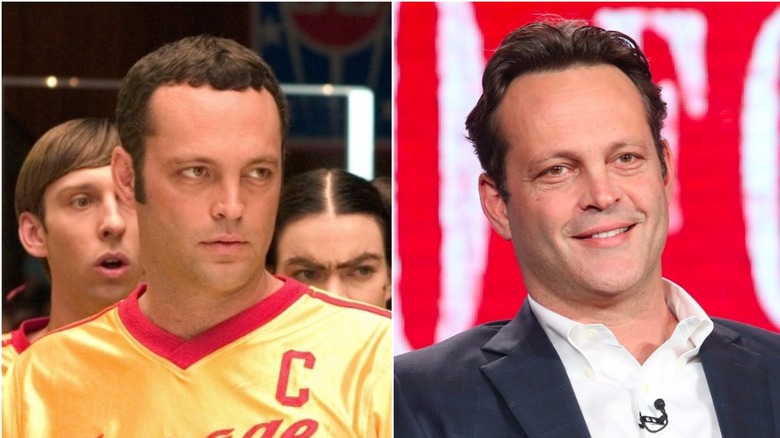 Vince Vaughn in DodgeBall, now