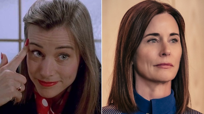 Jayne Brook then and now