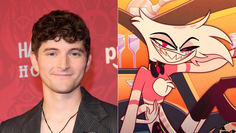 Blake Roman at the "Hazbin Hotel" Season 2 premiere; Angel Dust