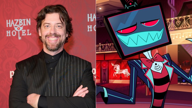 Christian Borle at the "Hazbin Hotel" Season 2 premiere; Vox