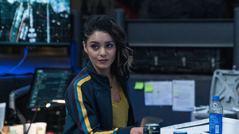 Vanessa Hudgens gives a smirk as Kelly in Bad Boys for Life.