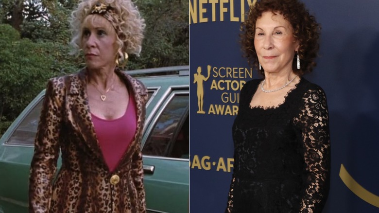 Rhea Perlman in Matilda (left) and in 2025 (right)