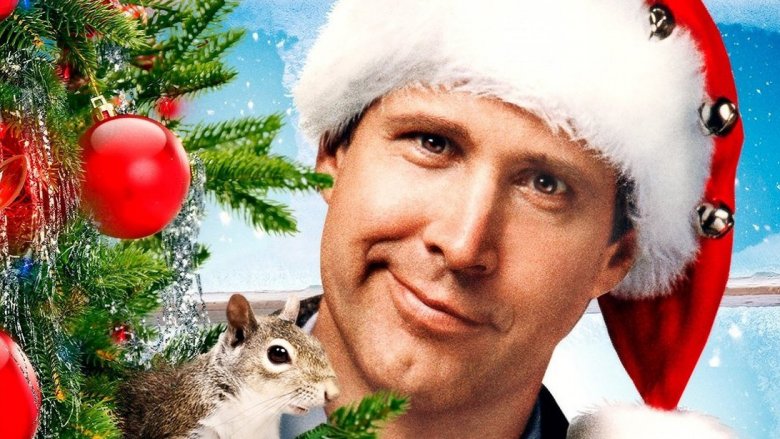Chevy Chase in Christmas Vacation poster