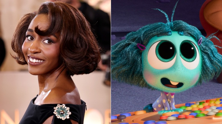 Ayo Edebiri and Envy looking excited in