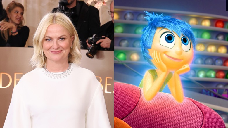 Amy Poehler and Joy smiling in Inside Out