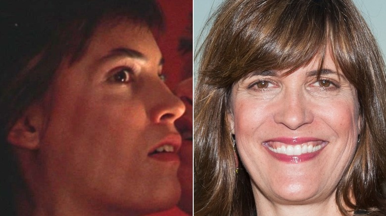 Sarah Partridge in 1983 and 2013