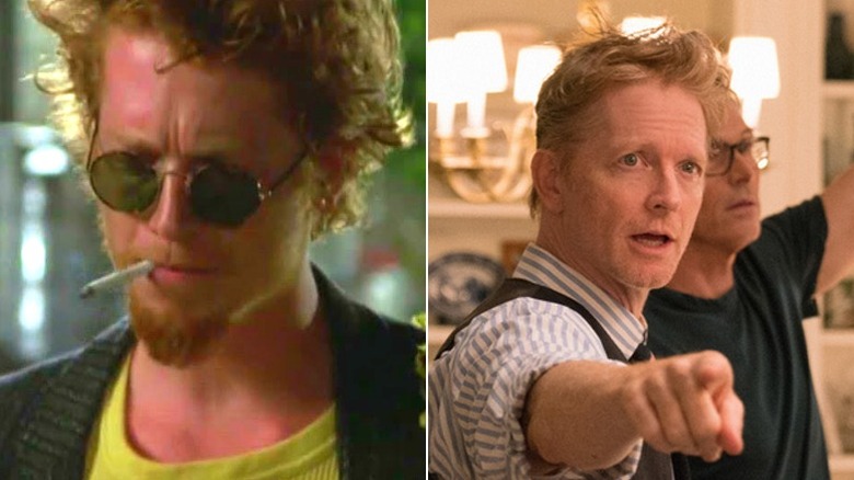 Vahlere in glasses, Eric Stoltz pointing