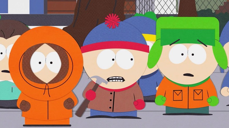 Kenny, Stan, and Kyle on South park (1997 - present)