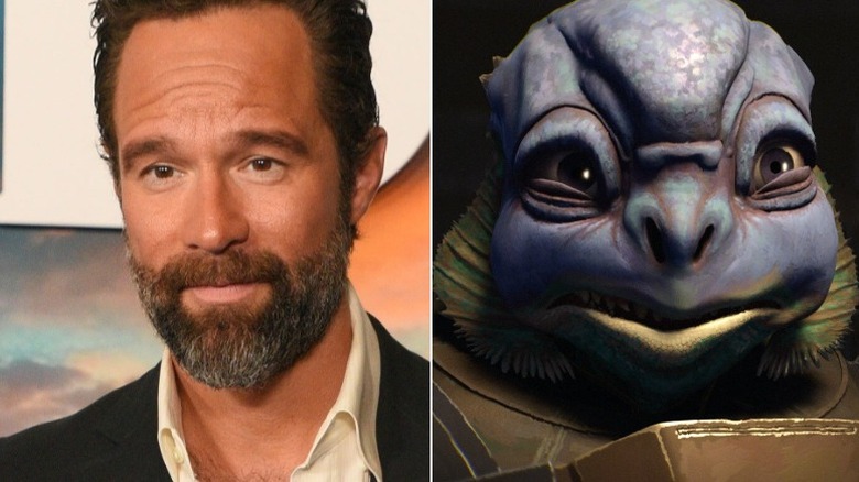 Chris Diamantopoulos at a media event for Peacock/Looti Vario