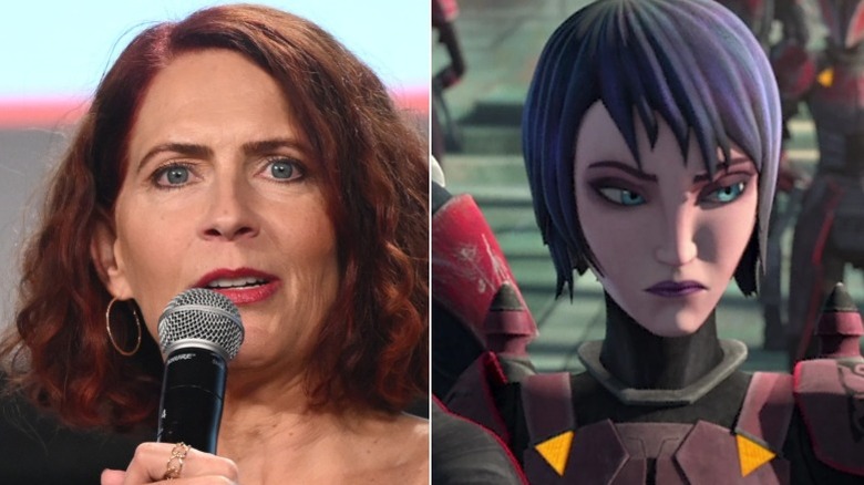 Vanessa Marshall speaking to an audience