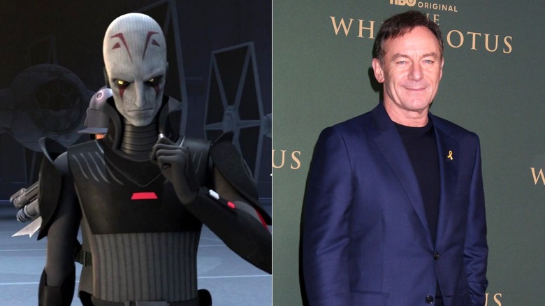 The Grand Inquisitor looks ahead in Star Wars Rebels and Jason Isaacs stands at Paramount Studios (2025)
