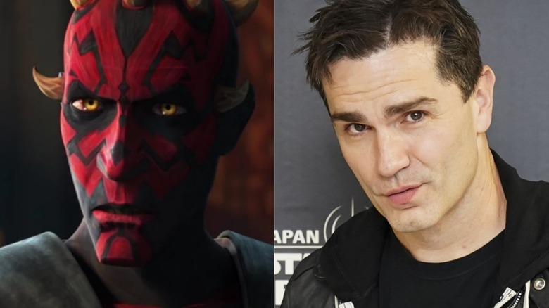 Maul beside Sam Witwer