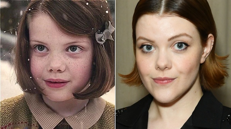Lucy Pevensie and Georgie Henley