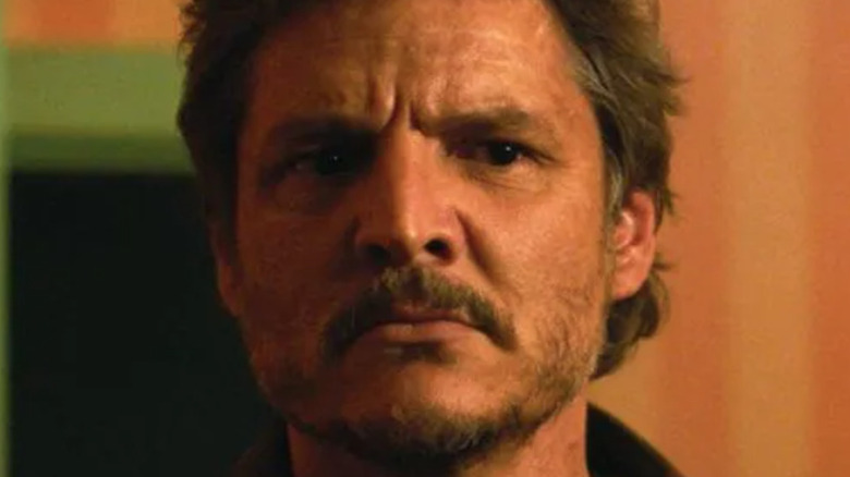 Pedro Pascal looks angry