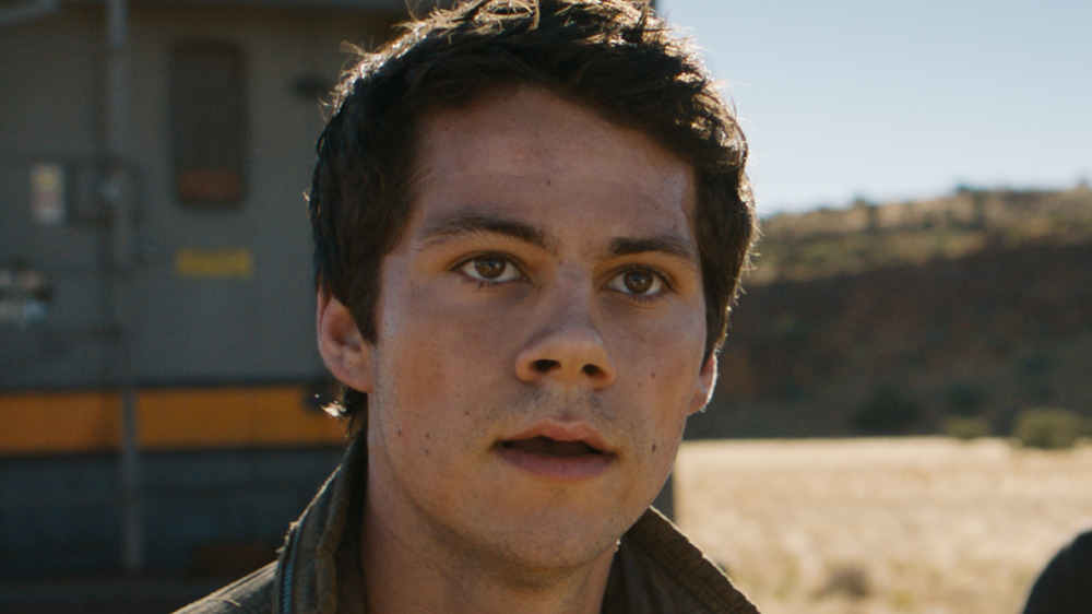 Dylan O'Brien glares