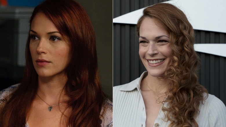 Amanda Righetti on The Mentalist and at red carpet event