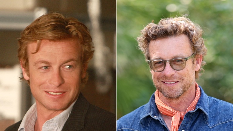 Simon Baker on The Mentalist and in recent photo shoot