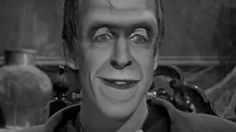 Herman Munster smiling