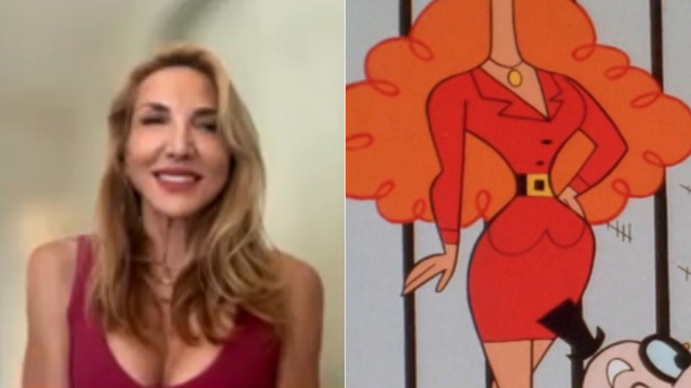 Jennifer Martin in interview; Ms Bellum's torso
