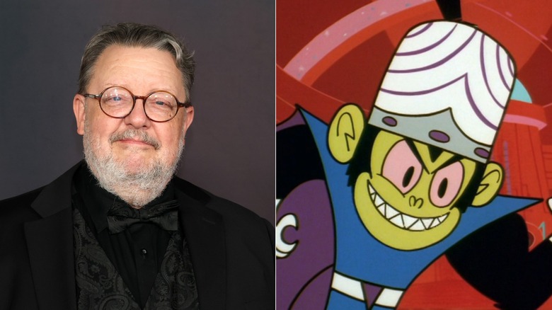 Roger L. Jackson at Scream 7 premiere; Mojo Jojo grinning maniacally