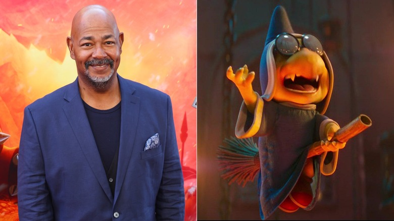 Kevin Michael Richardson and Kamek yelling in The Super Mario Galaxy Movie
