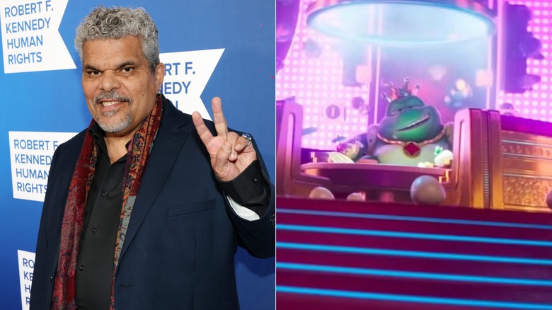 Luis Guzman and Walt at a table in The Super Mario Galaxy Movie