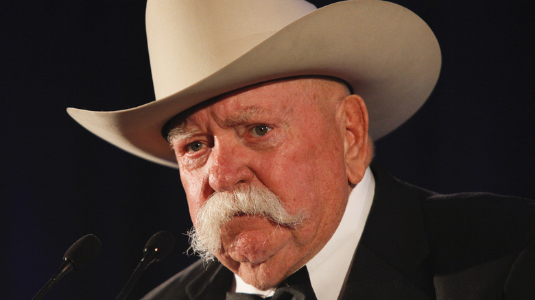 Wilford Brimley in cowboy hat
