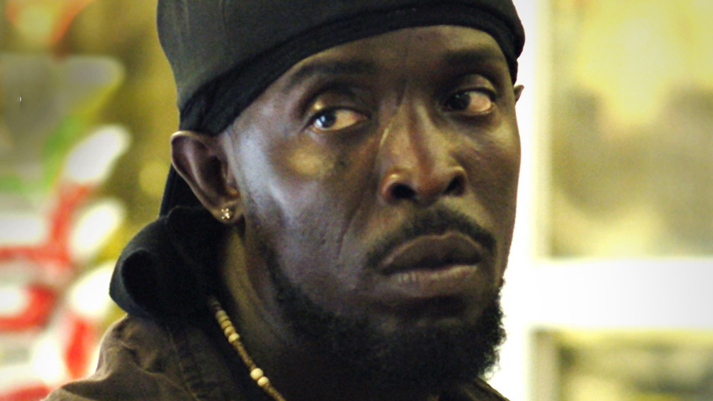 Omar Little staring